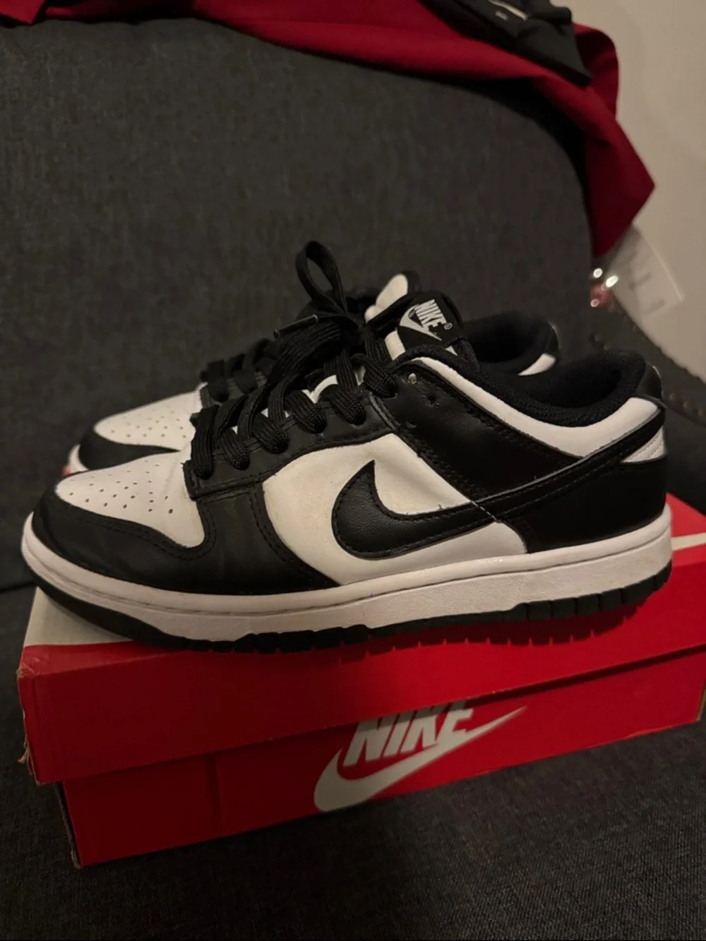 Nike Black and White Low-Top Sneakers